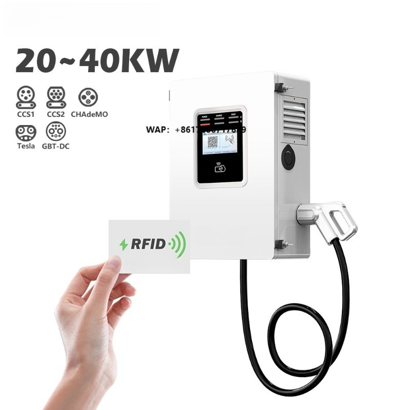 Dc Fast Charger 30Kw Wallbox Commercial - OEM เครื่องชาร์จรถยนต์ไฟฟ้าแบบติดผนัง 20kw 30kw 40kw พร้อมระบบ