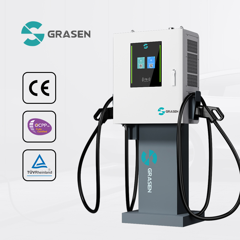 Dc Fast Charger 30Kw Wallbox Commercial - สถานีชาร์จรถยนต์ไฟฟ้าแบบติดผนัง CCS2 กำลังไฟ 30kW 40kW ชาร์จเร็ว