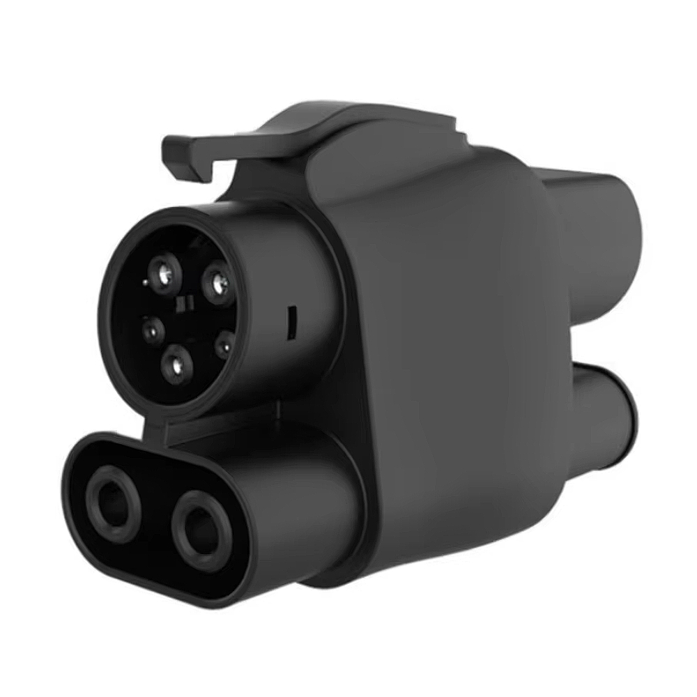 Ccs2 To Ccs1 Fast Charge Adapter 250Kw - อะแดปเตอร์ EV CCS2 เป็น CCS1 เครื่องชาร์จไฟฟ้ากระแสตรงและกระแสสลับสำหรับรถยนต์ไฟฟ้า
