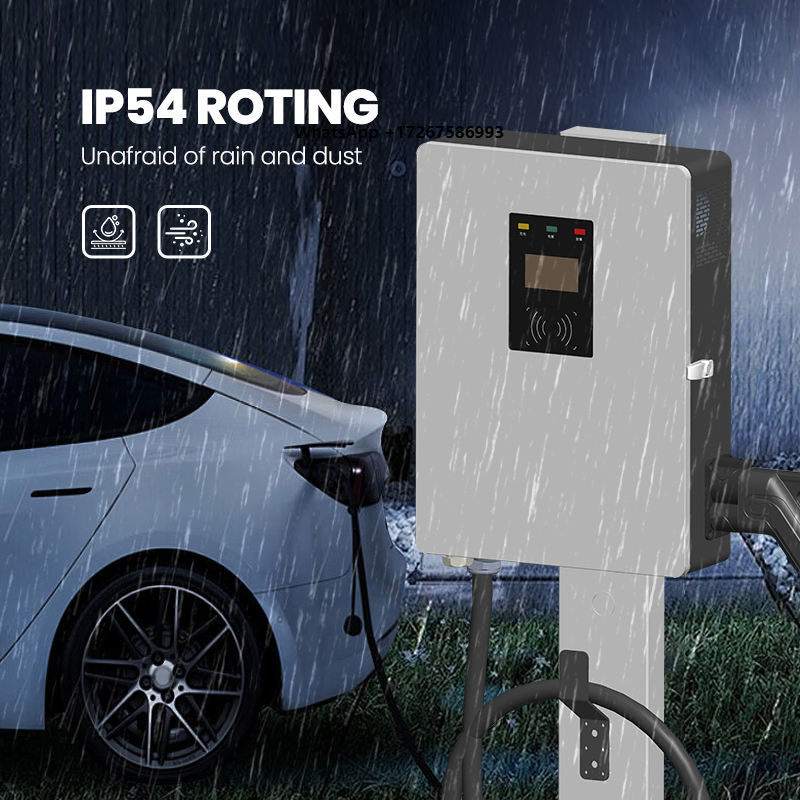 Dc Fast Charger 30Kw Wallbox Commercial - เครื่องชาร์จรถยนต์ไฟฟ้าแบบติดผนัง Khons 30KW รุ่น Wallbox ชาร์จเร็วแบบ