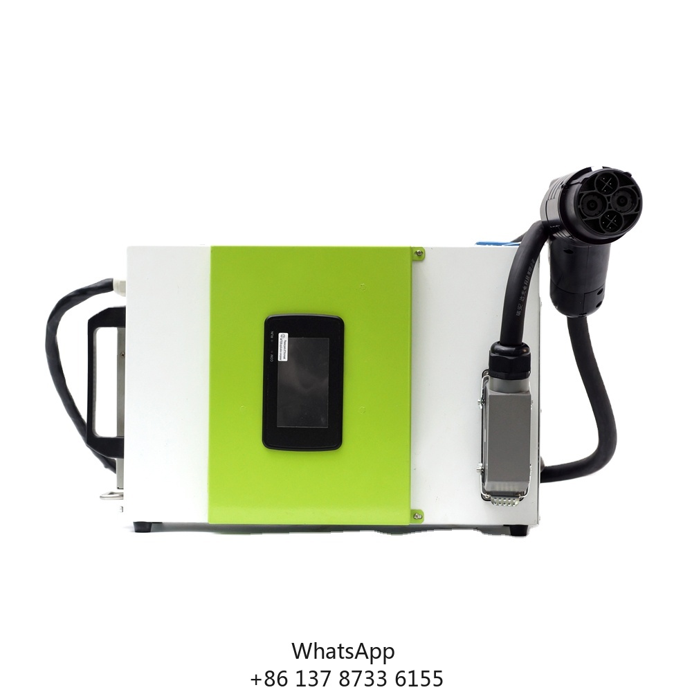 Portable Dc Fast Charger 20Kw Ccs2 - สถานีชาร์จรถยนต์ไฟฟ้าแบบพกพาเคลื่อนย้ายได้ 20KW GBT CCS2 CCS1 CHAdeMO