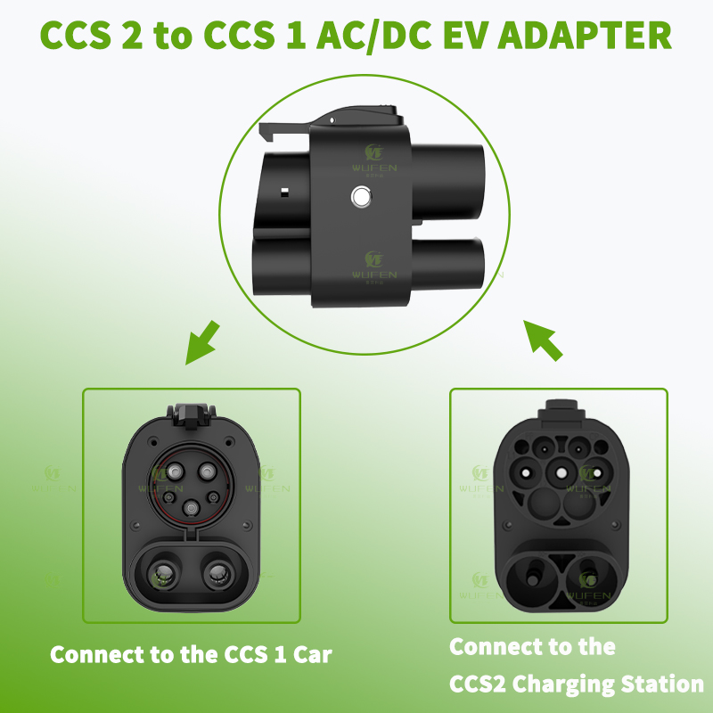 WUFEN อะแดปเตอร์ CCS2 CCS1 AC  - Ccs2 To Ccs1 Fast Charge Adapter 250Kw บทวิจารณ์และราคา