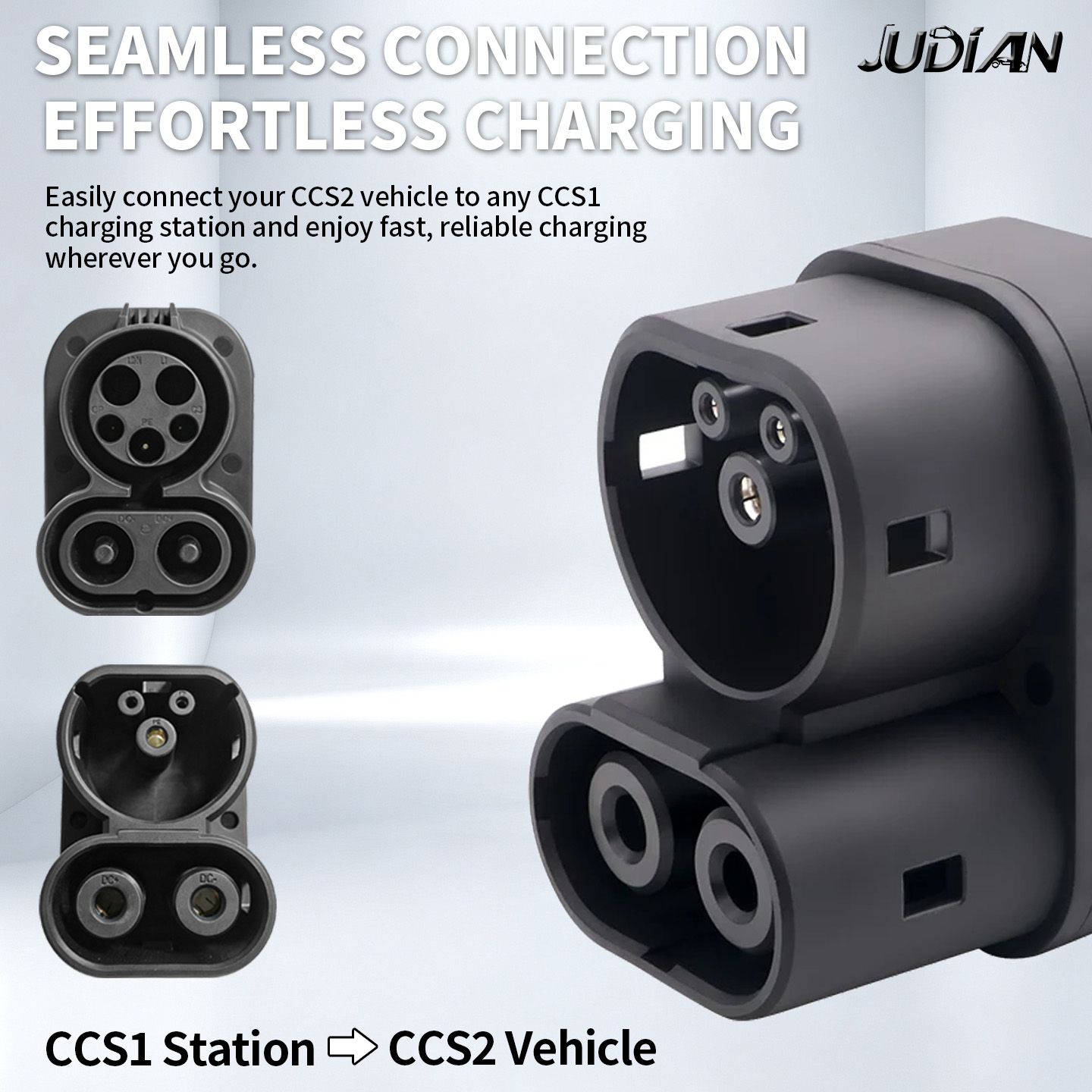 อะแดปเตอร์ชาร์จเร็ว CCS1 เป็น  - Ccs2 To Ccs1 Fast Charge Adapter 250Kw บทวิจารณ์และราคา