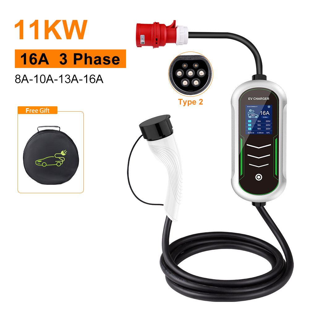 เครื่องชาร์จรถยนต์ไฟฟ้าแบบพกพา - Portable Ev Charger 32A Type 2 Cee Plug บทวิจารณ์และราคา