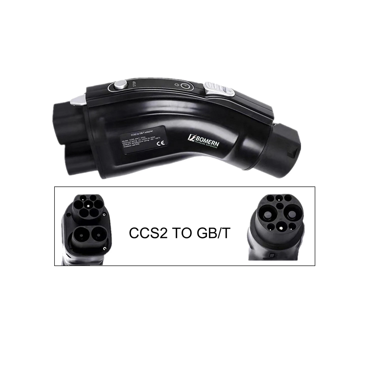 อะแดปเตอร์ชาร์จเร็วไฟฟ้ากระแสต - Gb/T To Ccs2 200A Fast Charging Adapter บทวิจารณ์และราคา