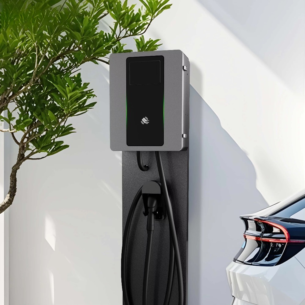 สถานีชาร์จรถยนต์ไฟฟ้าแบบติดผนั - Dc Fast Charger 30Kw Wallbox Commercial บทวิจารณ์และราคา