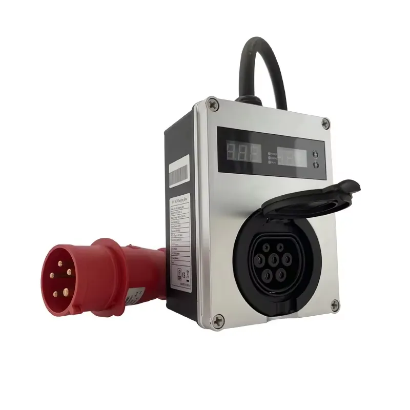 เครื่องชาร์จรถยนต์ไฟฟ้าแบบติดผ - Portable Ev Charger 32A Type 2 Cee Plug บทวิจารณ์และราคา