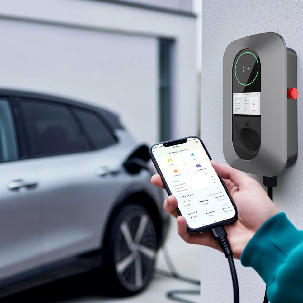 เครื่องชาร์จรถยนต์ไฟฟ้าแบบติดผ - V2H Bidirectional Ev Charger 7Kw บทวิจารณ์และราคา