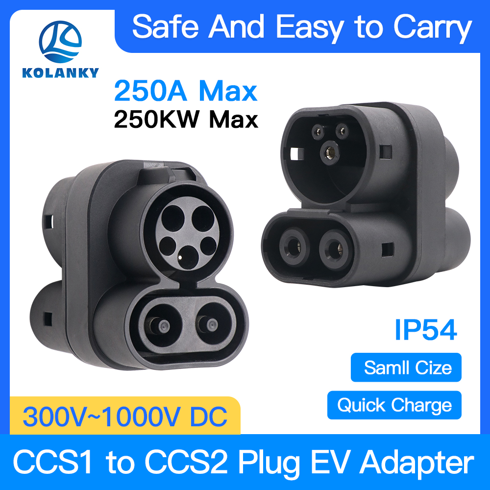 CCS1 to CCS2 EV Charger Adapte - Ccs2 To Ccs1 Fast Charge Adapter 250Kw บทวิจารณ์และราคา