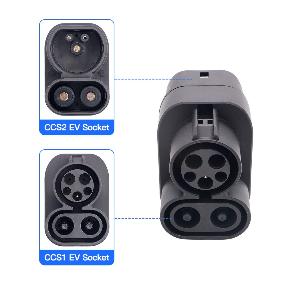 CCS1 to CCS2 EV Charger Adapte - Ccs2 To Ccs1 Fast Charge Adapter 250Kw บทวิจารณ์และราคา